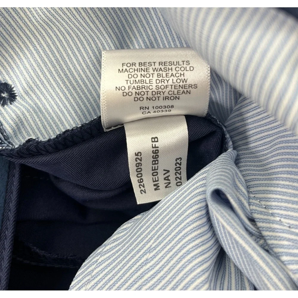 Peter Millar Performance Five Pocket Pant EB66 40x30 Navy Blue Classic Fit